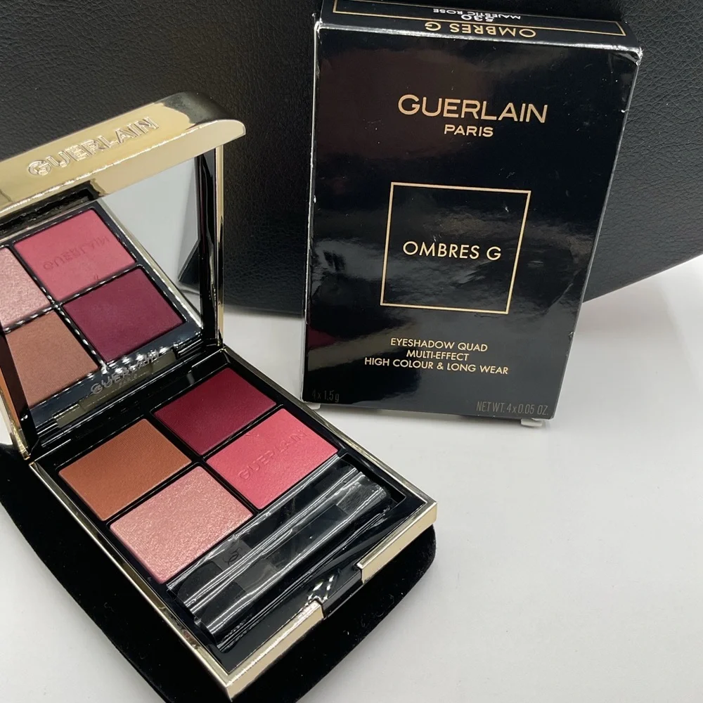 GUERLAIN Ombres G Eyeshadow Quad in 530 Majestic Rose - Brand New In Box